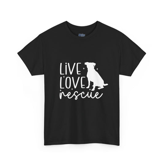 Live Love Rescue Dog Lover Unisex T-shirt