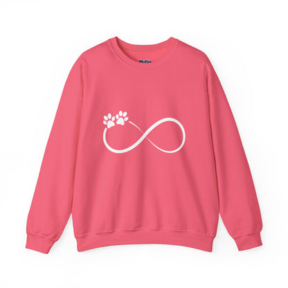 Infinity Paw Print Hoodie - Warm & Minimalist