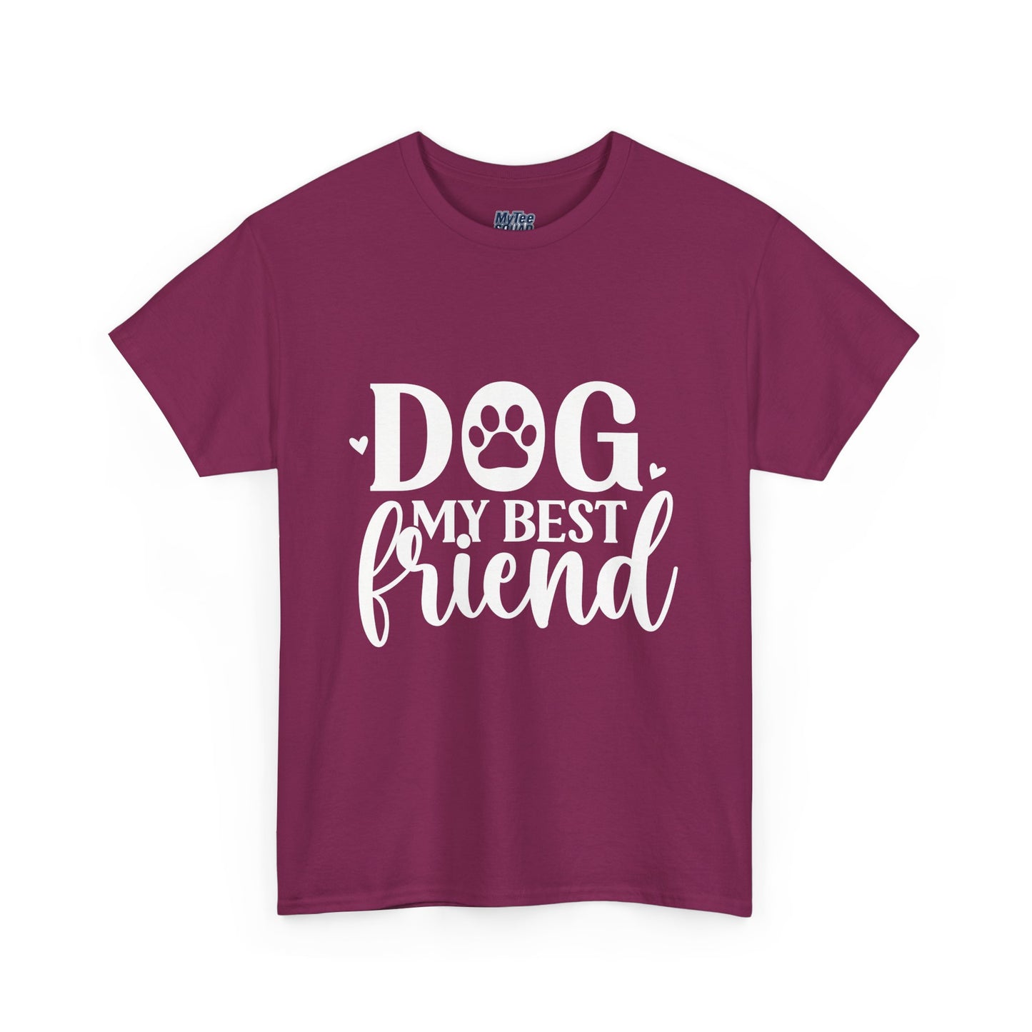 Dog My Best Friend Unisex Heavy Cotton T-Shirt | Pet Owner Apparel