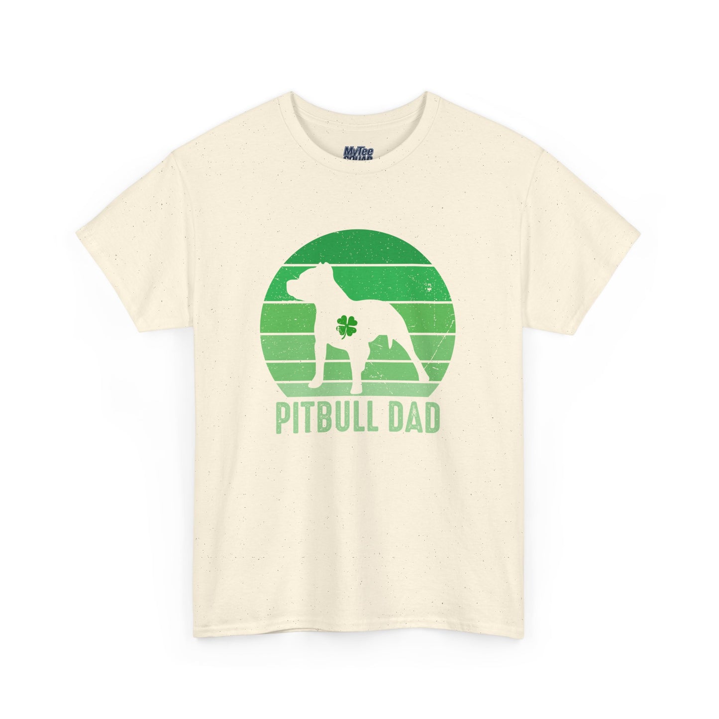 Pitbull Dad Heavy Cotton Tee | Father's Day Gift