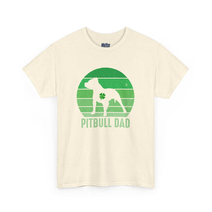 Pitbull Dad Heavy Cotton Tee | Father's Day Gift