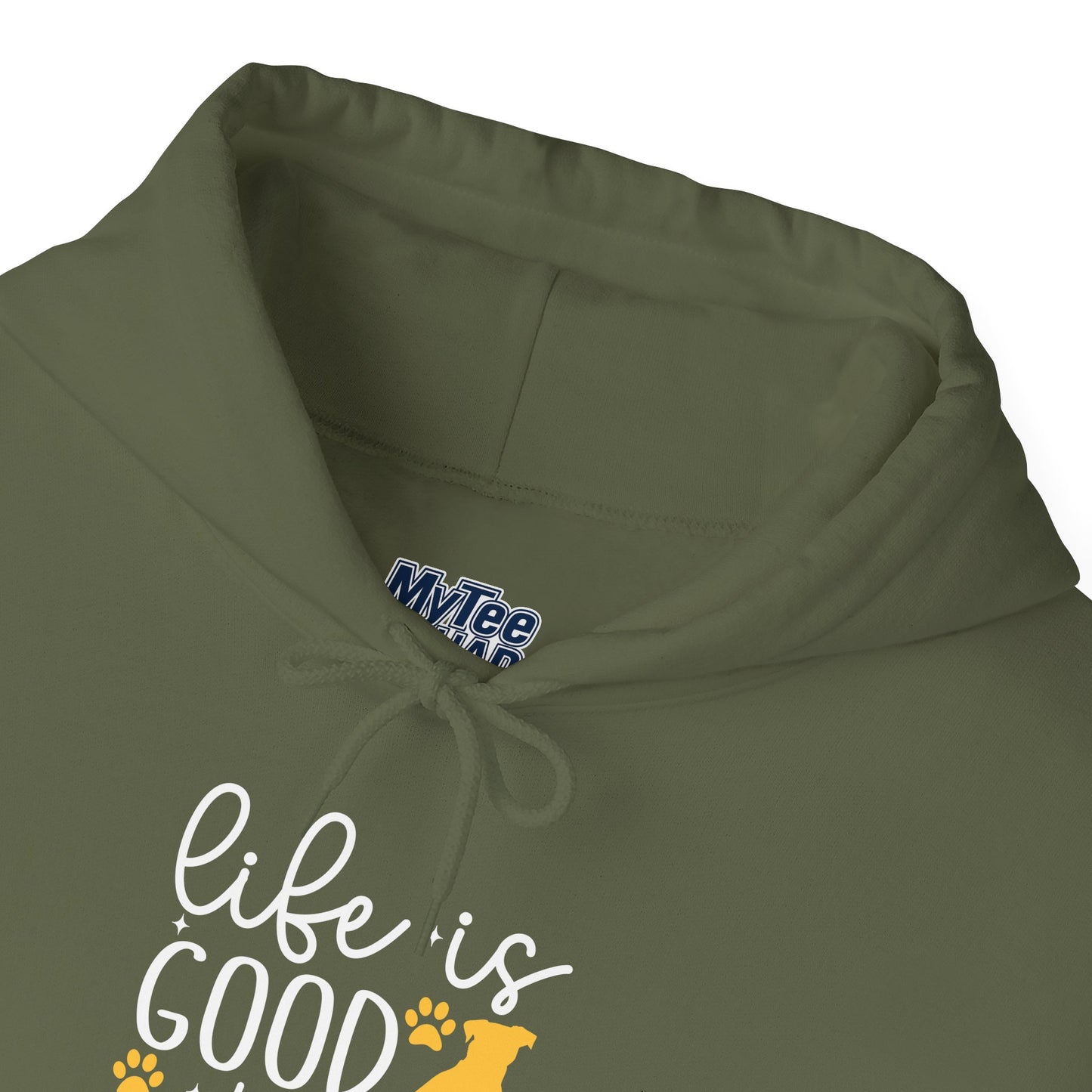 Life Is Good With My Rescue Dog Unisex Hoodie