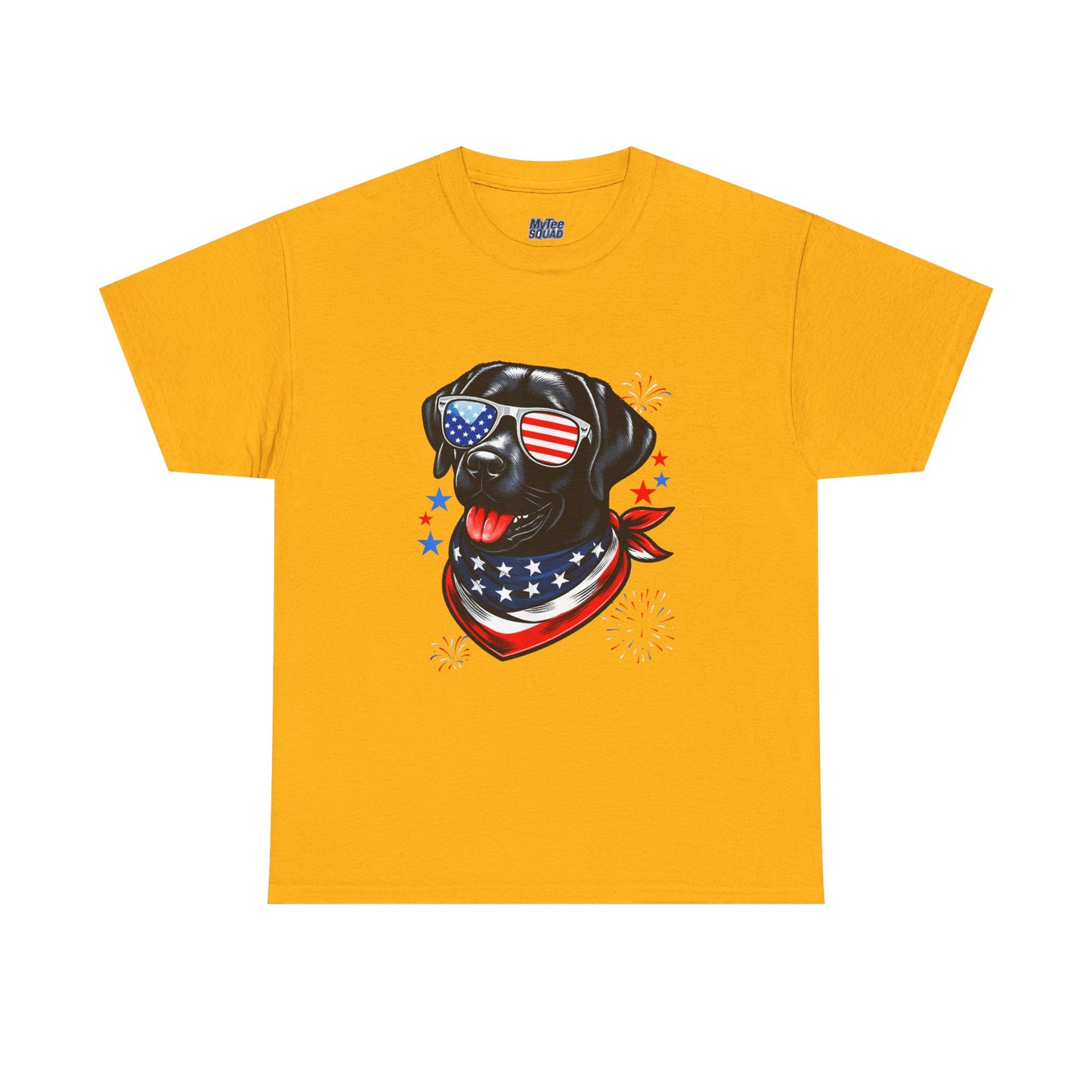 Patriotic American Labrador Retriever With Sunglasses Unisex T-Shirt