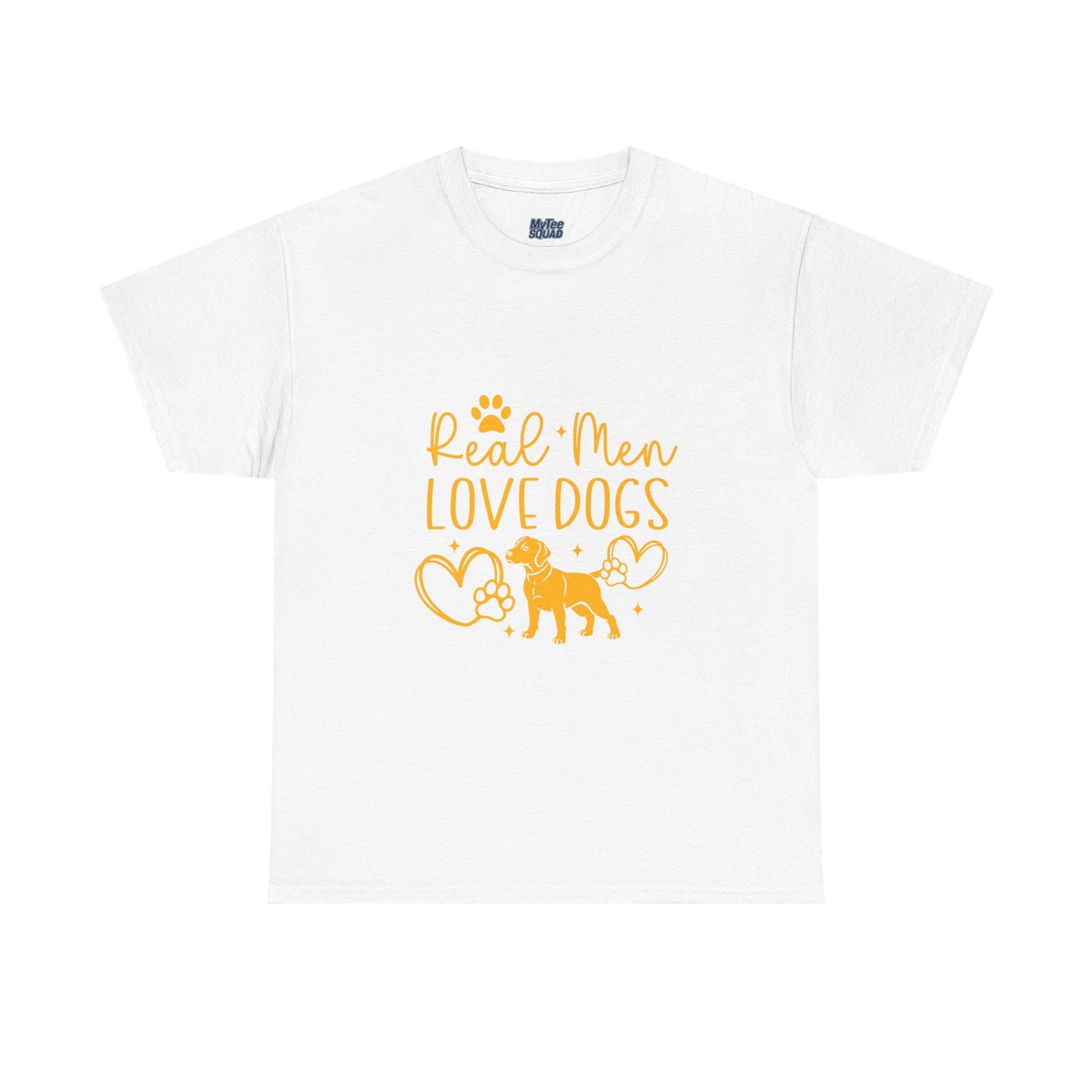 Real Men Love Dogs Cotton T-Shirts | Dog Lover