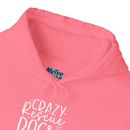 Crazy Rescue Dog Lady Hoodie - Perfect For Dog Mom