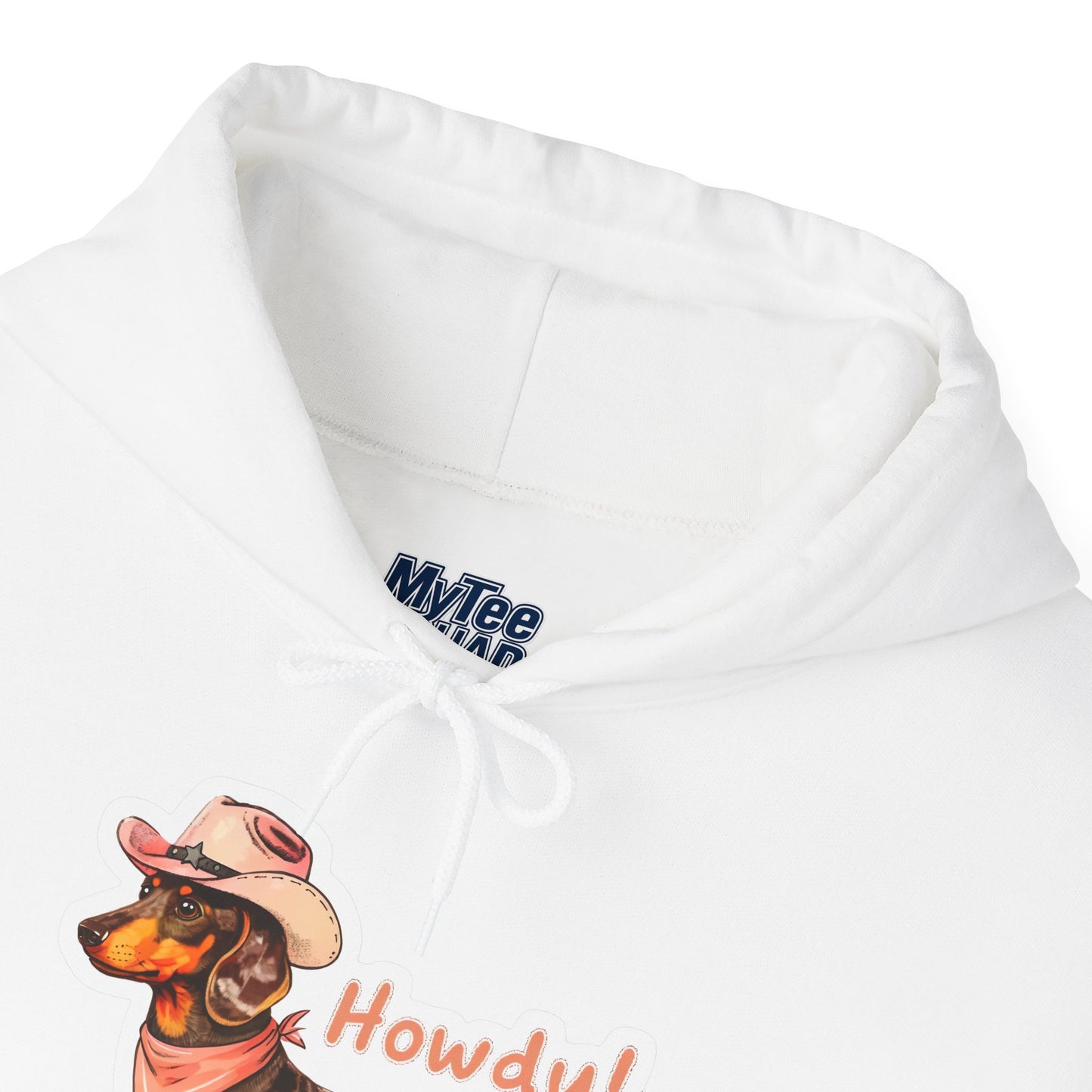 Dachshund Howdy Unisex Hoodie – For Proud Pup Parents With Western Soul
