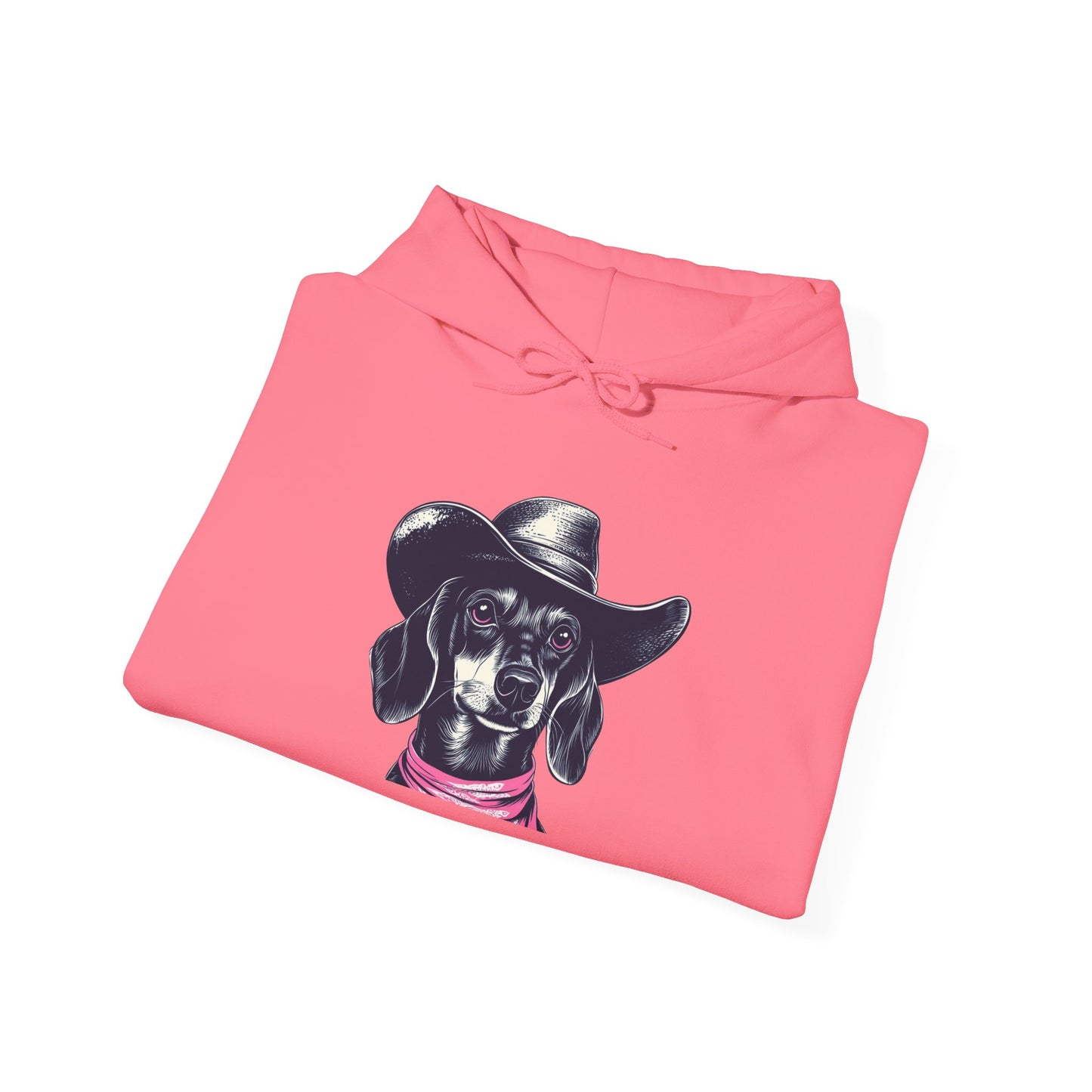 Dachshund Cowpoke Hoodie – Rodeo Pup Unisex Pullover