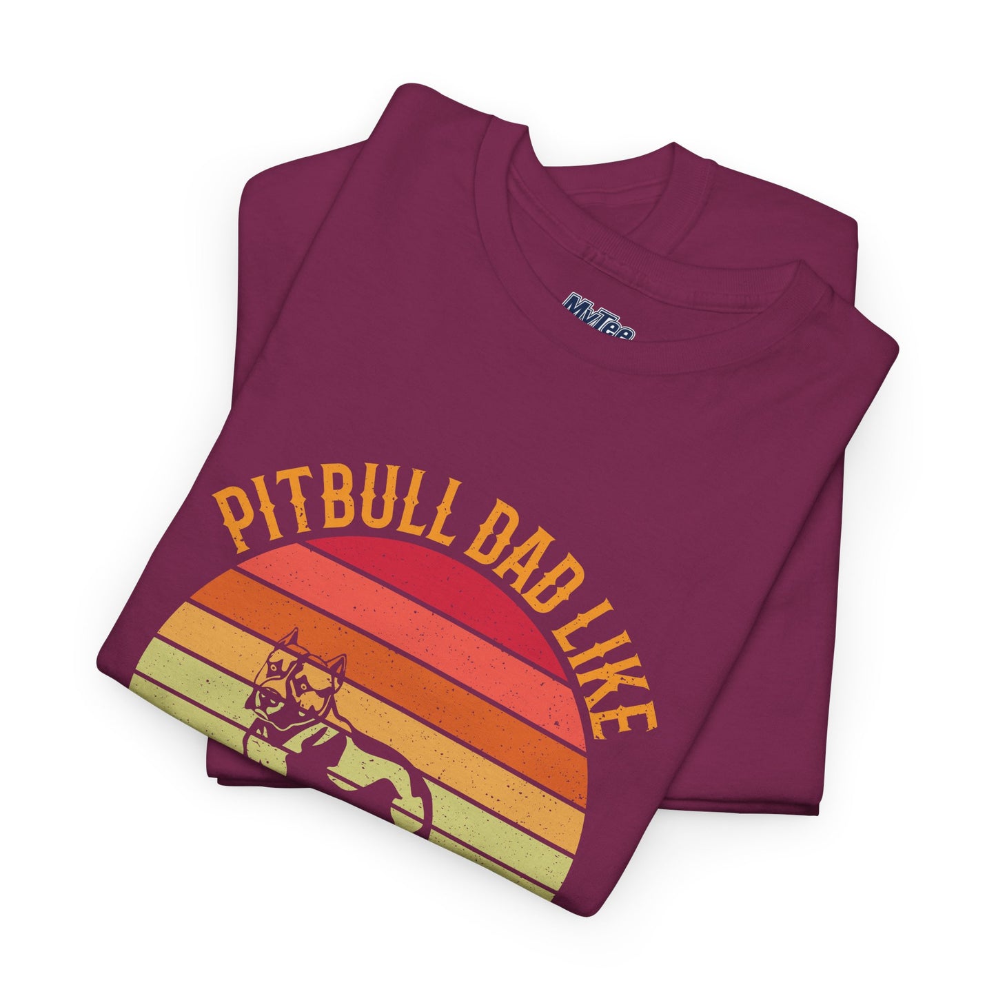 Pitbull Dad Like A Regular Dad But Cooler T-Shirt | Best Gift For Dog Father