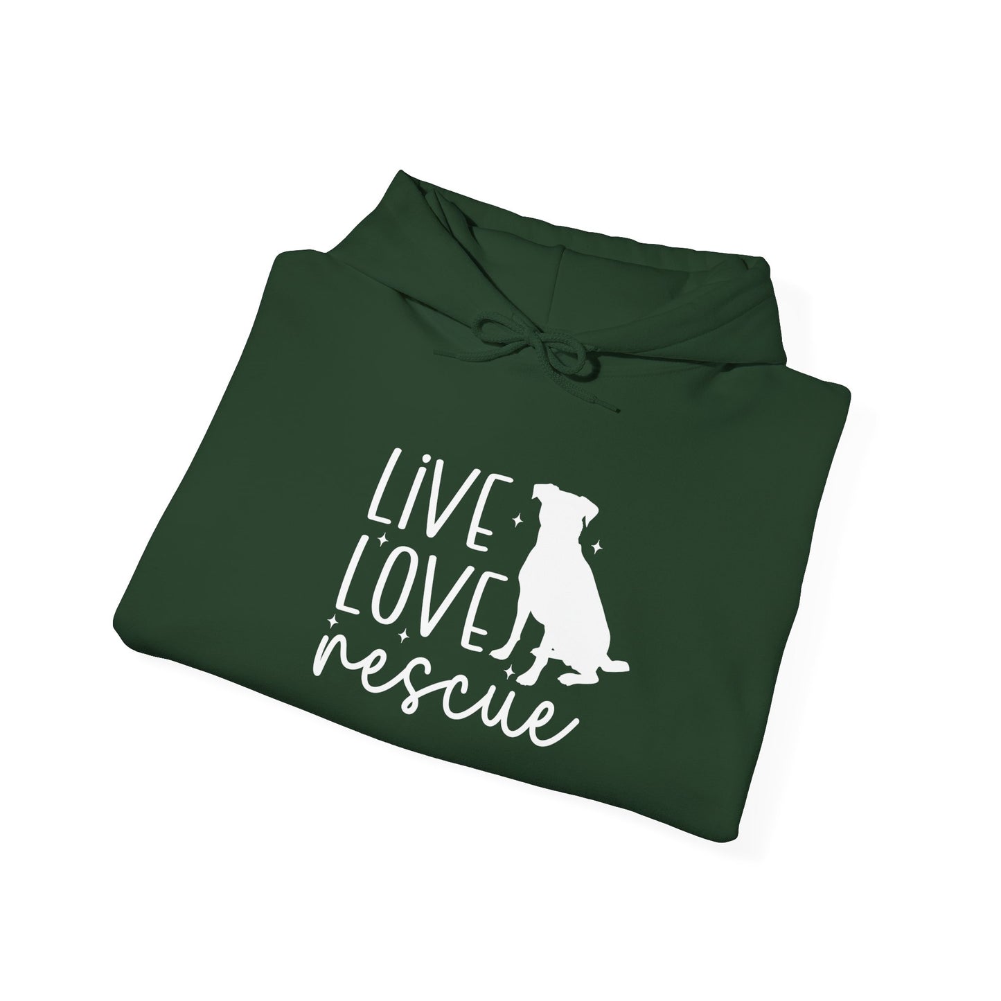 Live Love Rescue Unisex Hoodie For Pet Lovers