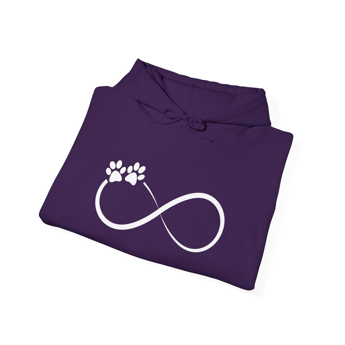 Infinity Paw Unisex Hoodie– Cozy & Timeless Love