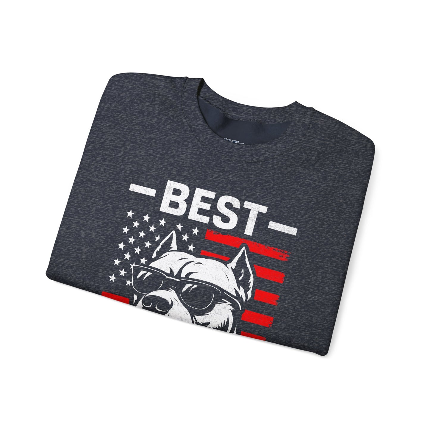Best Pitbull Dad Ever SweatShirt For Proud Dog Father