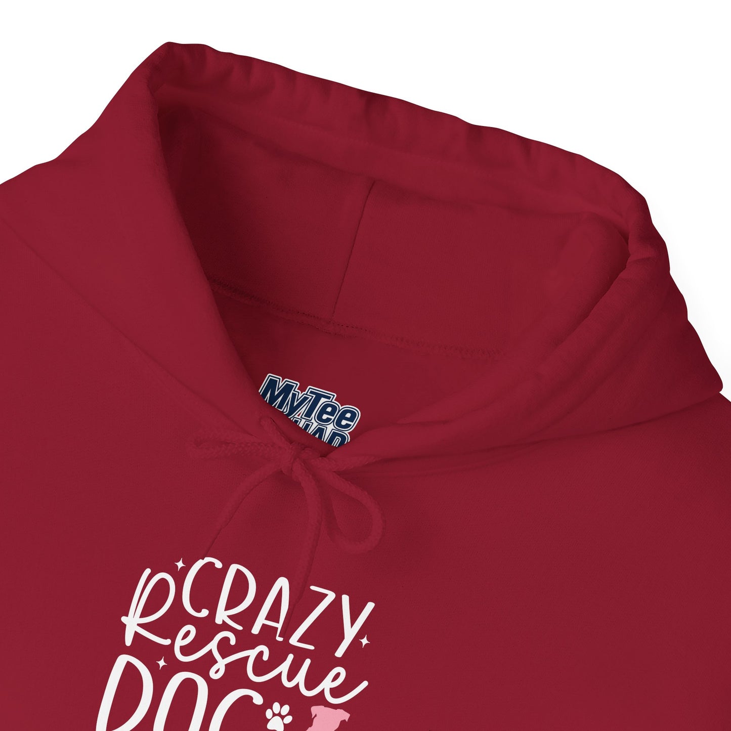 Crazy Rescue Dog Lady Hoodie - Perfect For Dog Mom