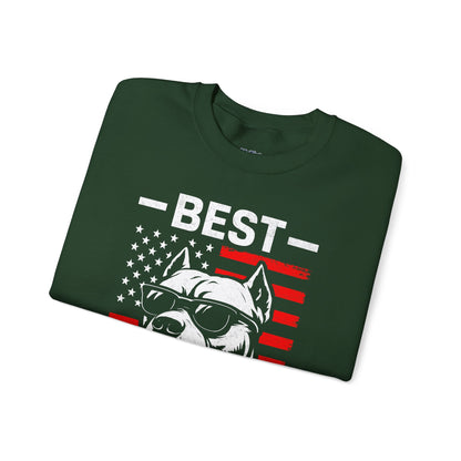 Best Pitbull Dad Ever SweatShirt For Proud Dog Father