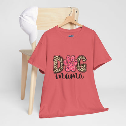 Dog Mama Graphic Cotton T-Shirt | Perfect for Pet Lovers