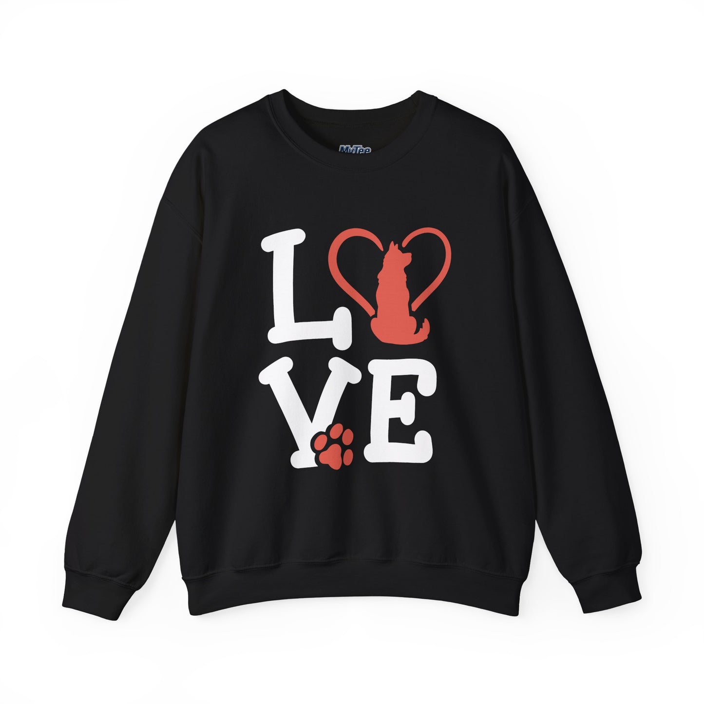 Love Cat Crewneck Sweatshirt - Perfect for Pet Lovers, Gift For Cat Owners