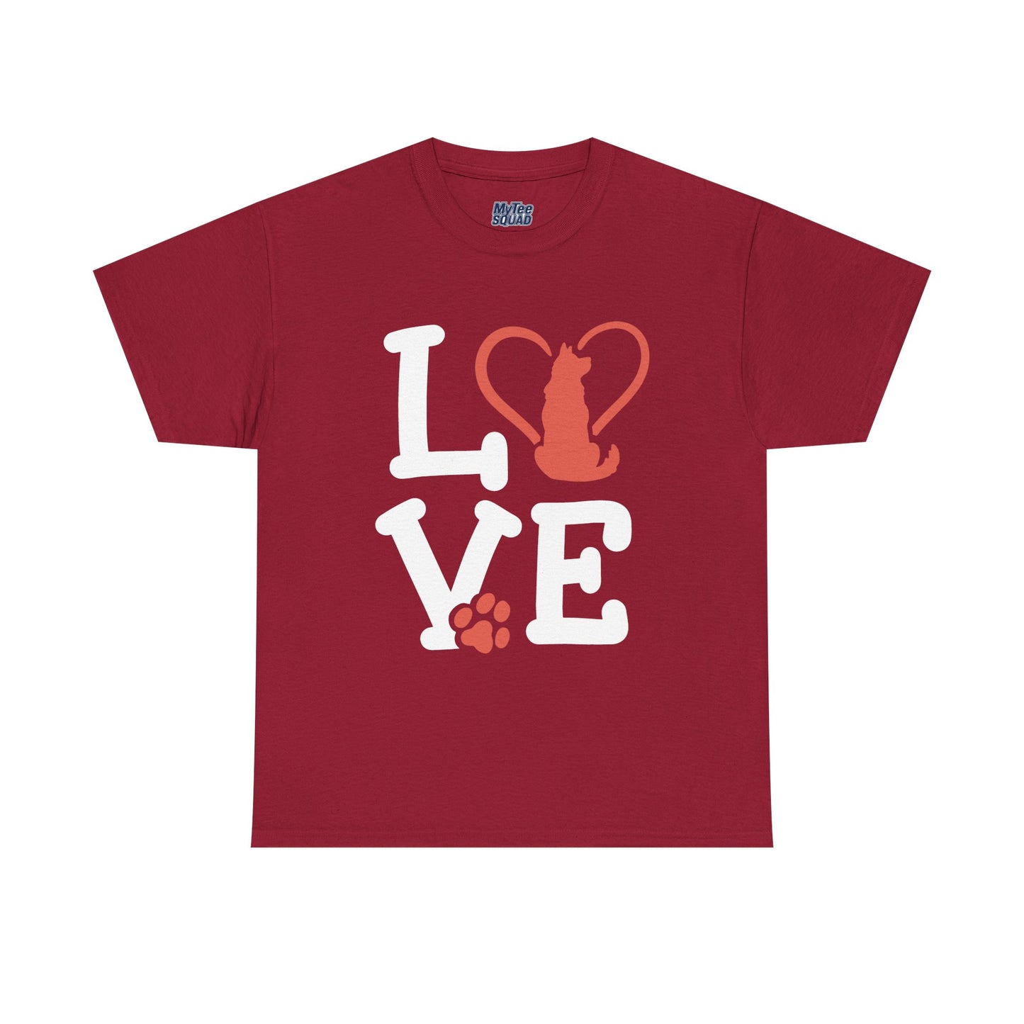 Love Dog Heart T-Shirt