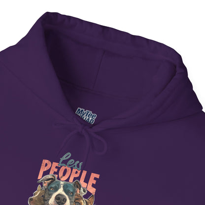 Less People More Dog Unisex Hoodie – Cozy Statement For Dog People