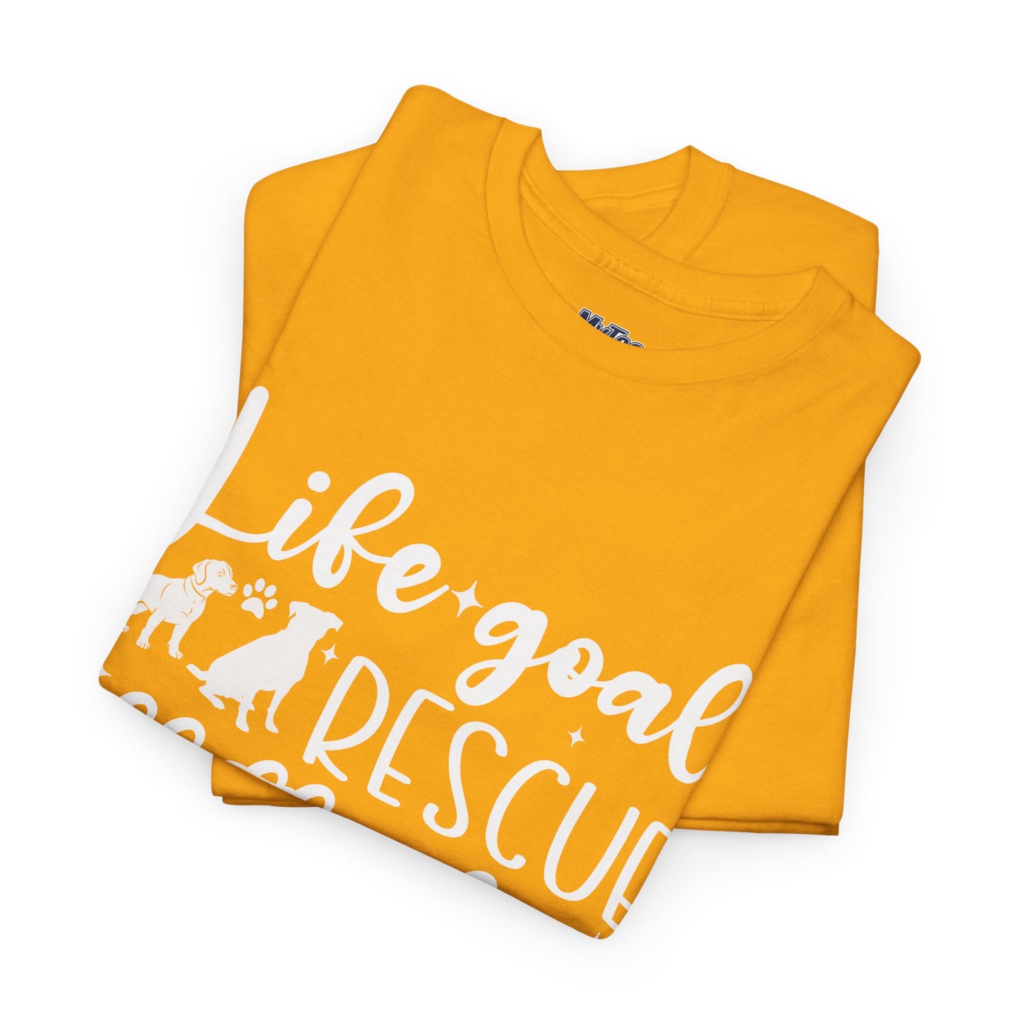 Life Goal Rescue All The Dogs Unisex T-Shirt - Perfect For Animal Lovers