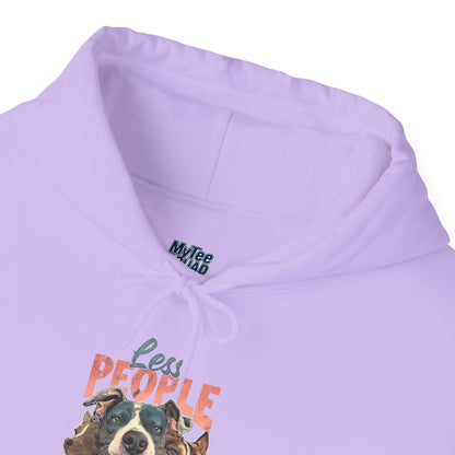 Less People More Dog Unisex Hoodie – Cozy Statement For Dog People
