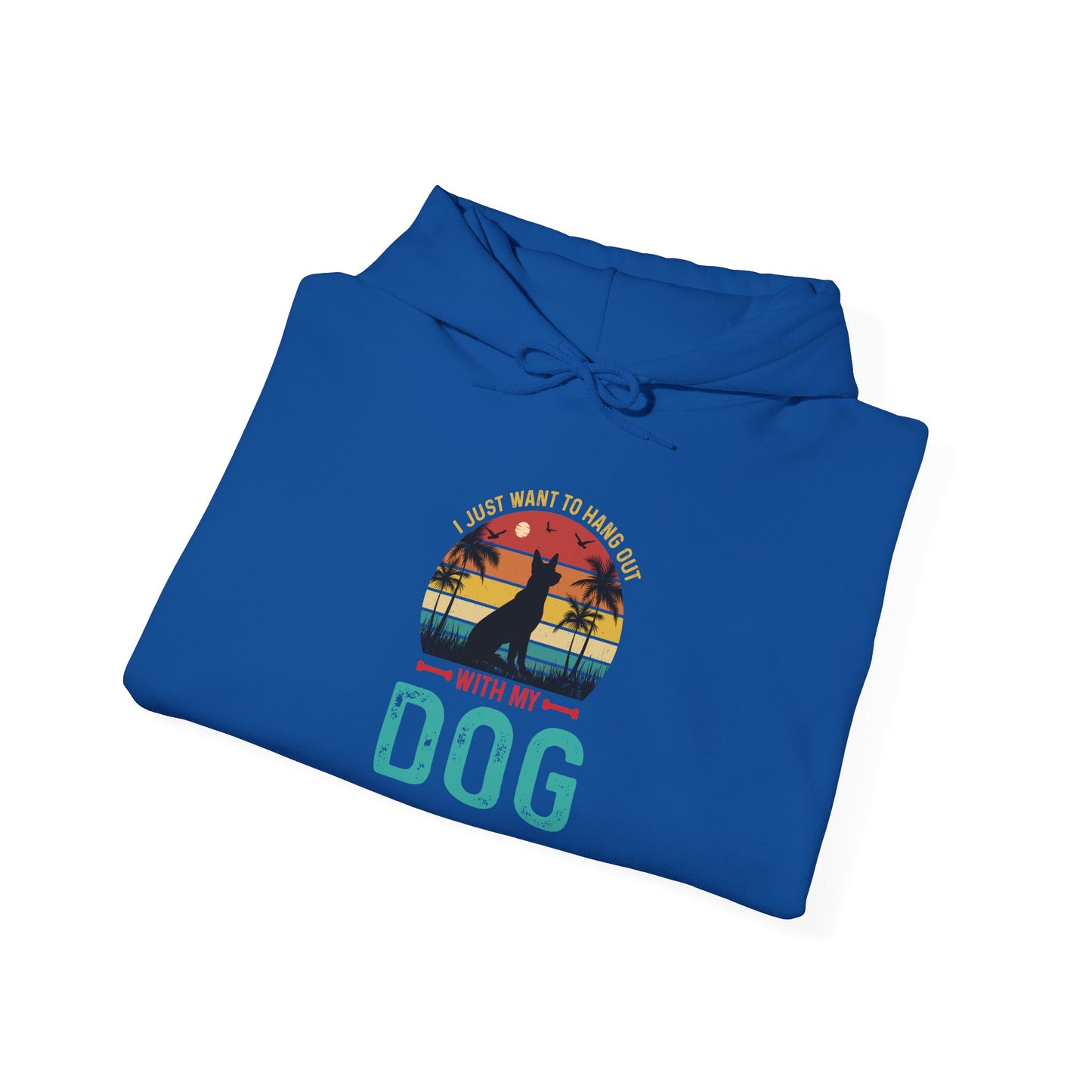 i Just Want To Hangout With My Dog' German Shephard Unisex T-Shirt