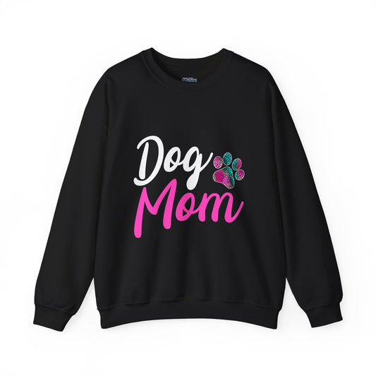 Snug Life: Dog Mom Edition – Graphic Crewneck Sweatshirt