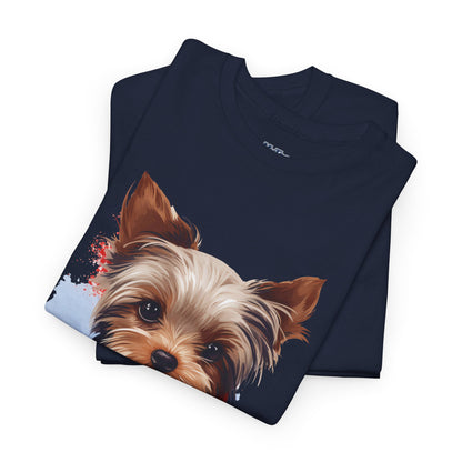 Patriotic Yorkshire Terrier Unisex T-Shirt