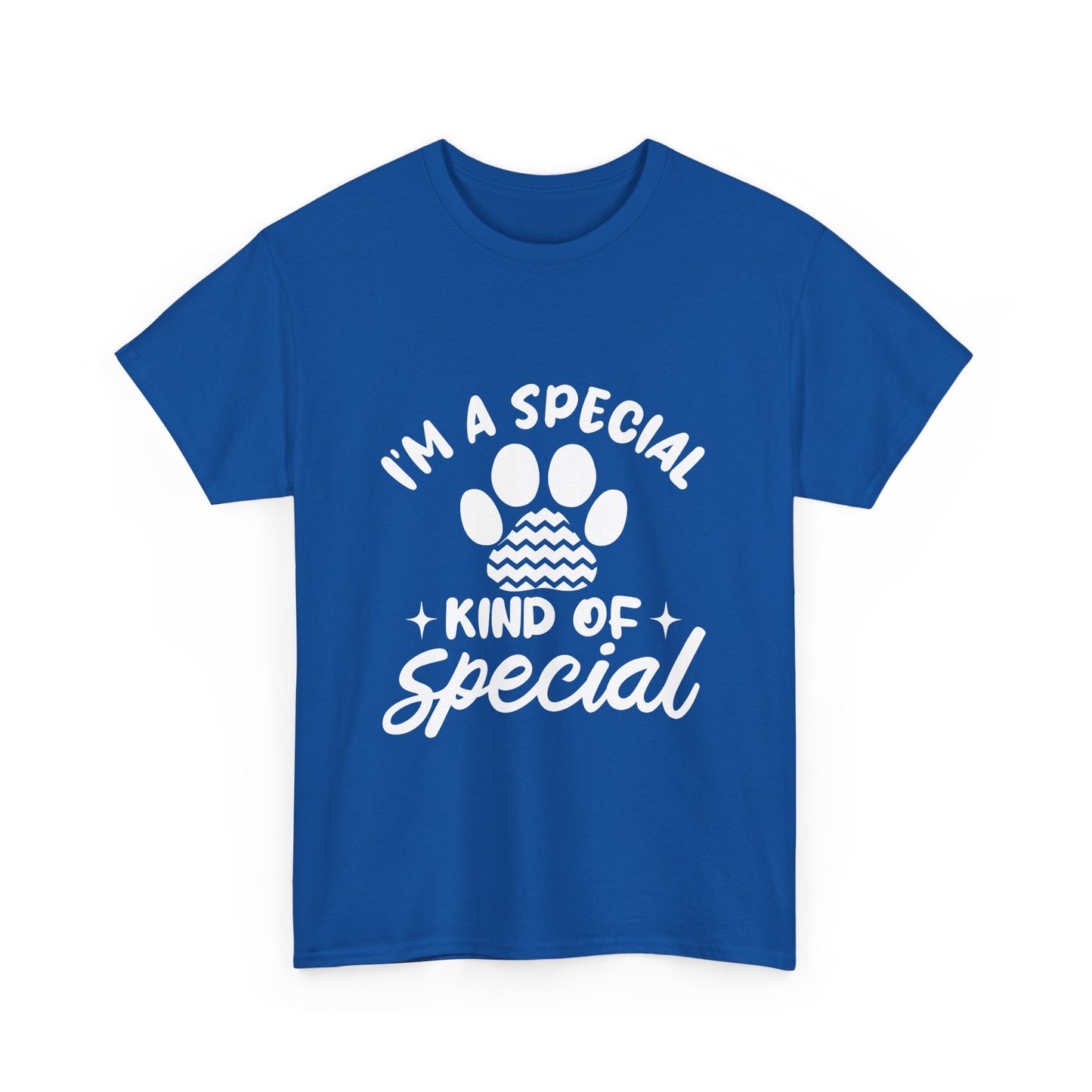 I'M A SPECIAL, DOG KIND OF SPECIAL Casual PAW Cotton T-shirt