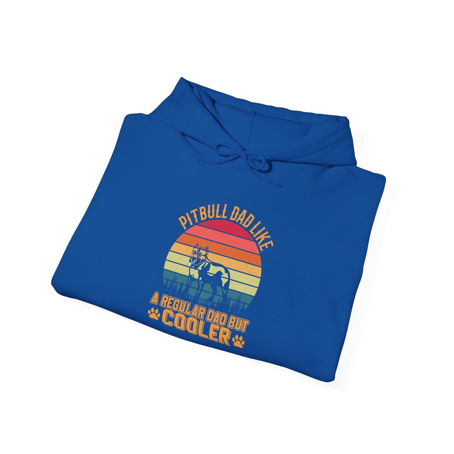 'Pitbull Dad Like A Regular Dad But Cooler' Cozy Hoodie