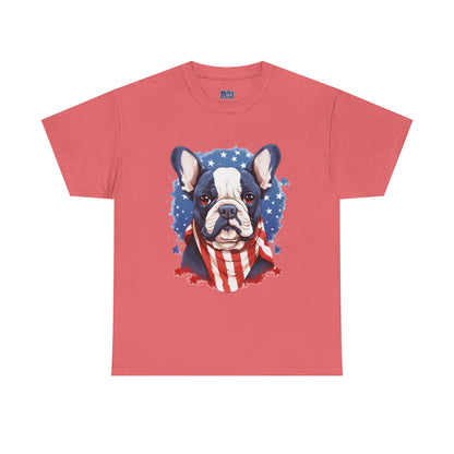 Patriotic French Bulldog Unisex T-Shirt | Dog Lover