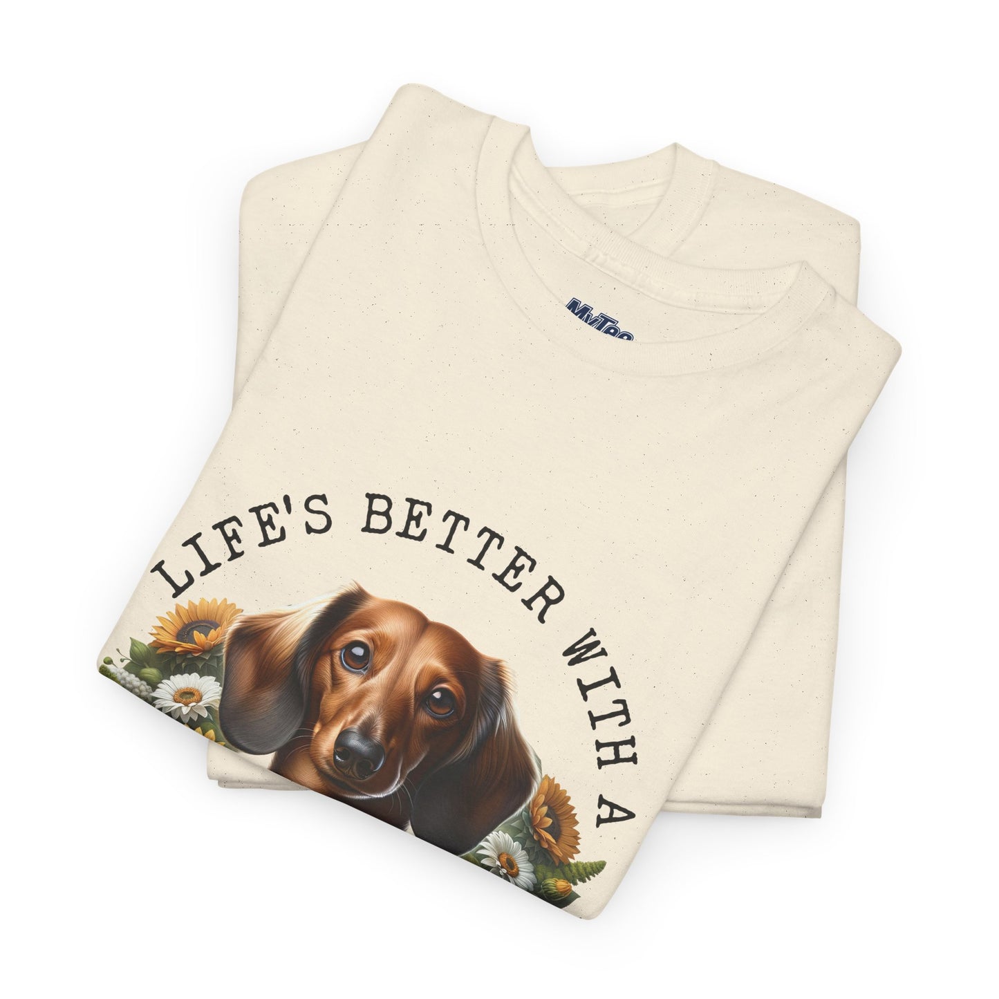 Dachshund Sunflower Unisex T-Shirt