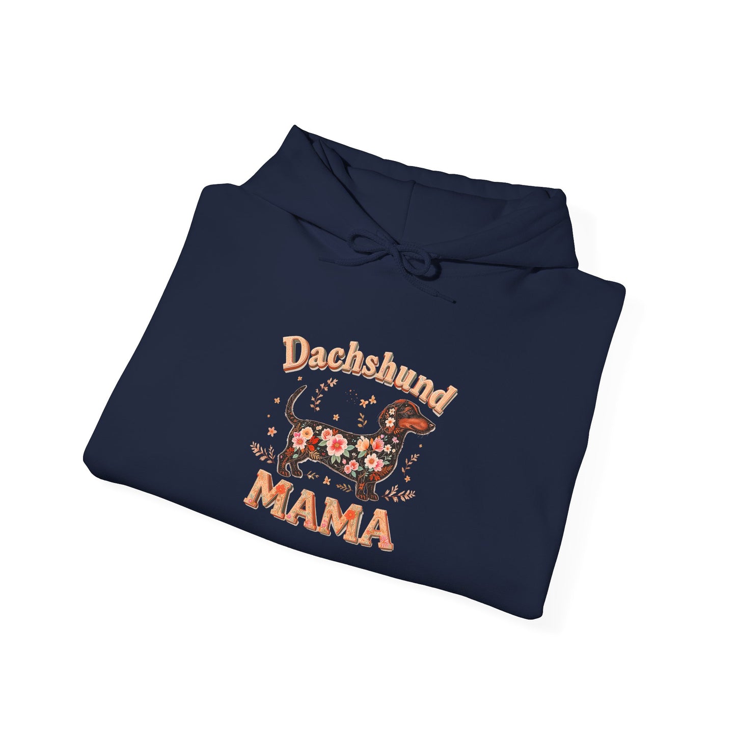 Dachshund Mama Everyday Hoodie – Floral Comfort For Pup Fans