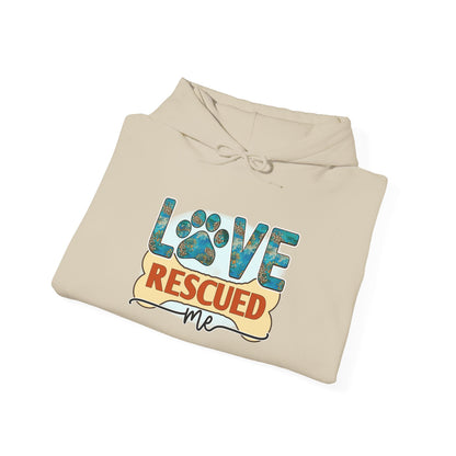 Love Rescued Me Pet Unisex Hoodie