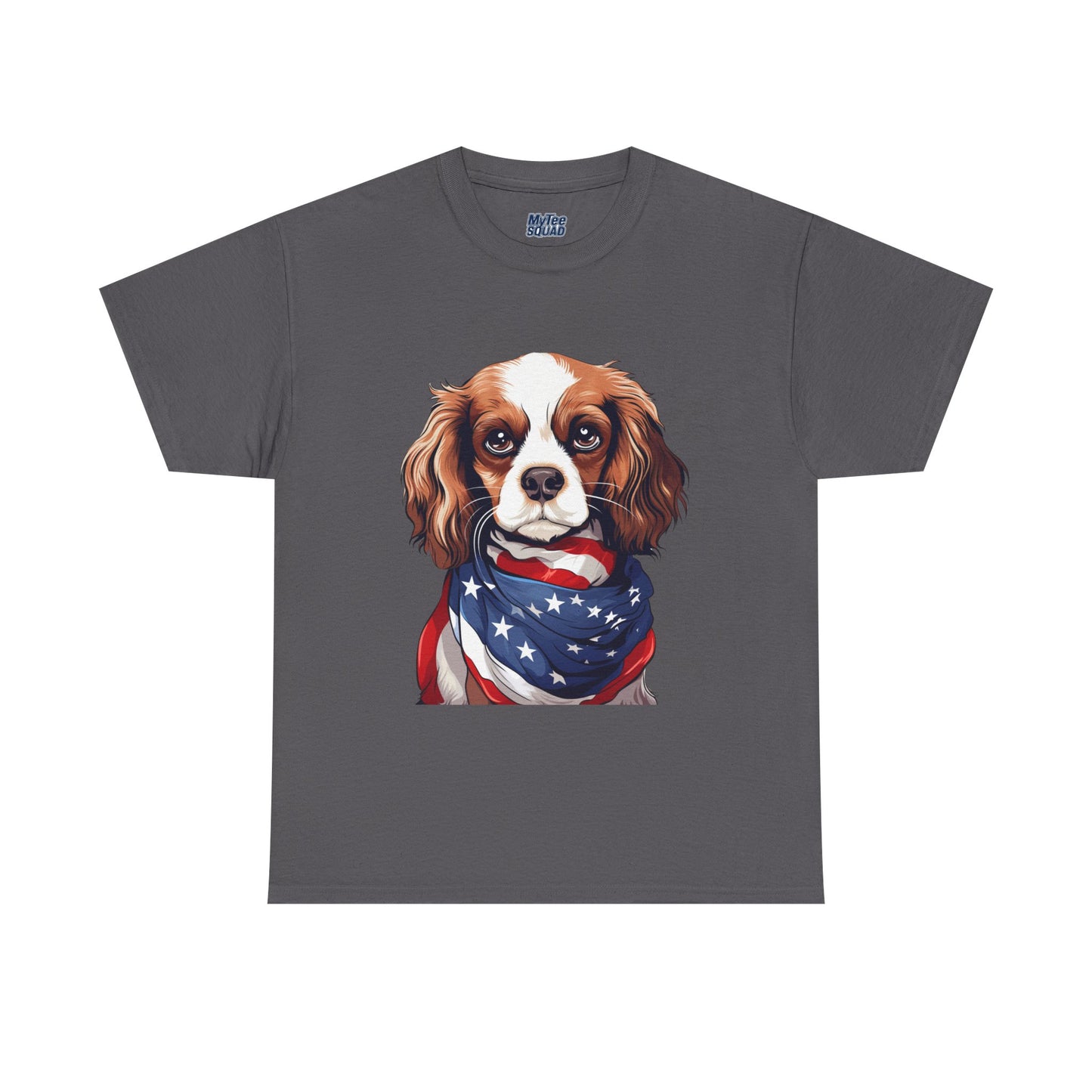 Patriotic Cavalier King Charles Spaniel Unisex T-Shirt