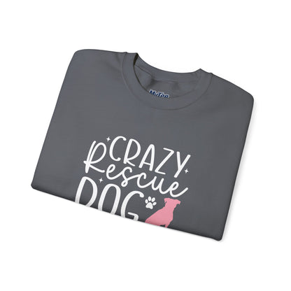 Crazy Rescue Dog Lady Sweatshirt | Dog Mom Crewneck