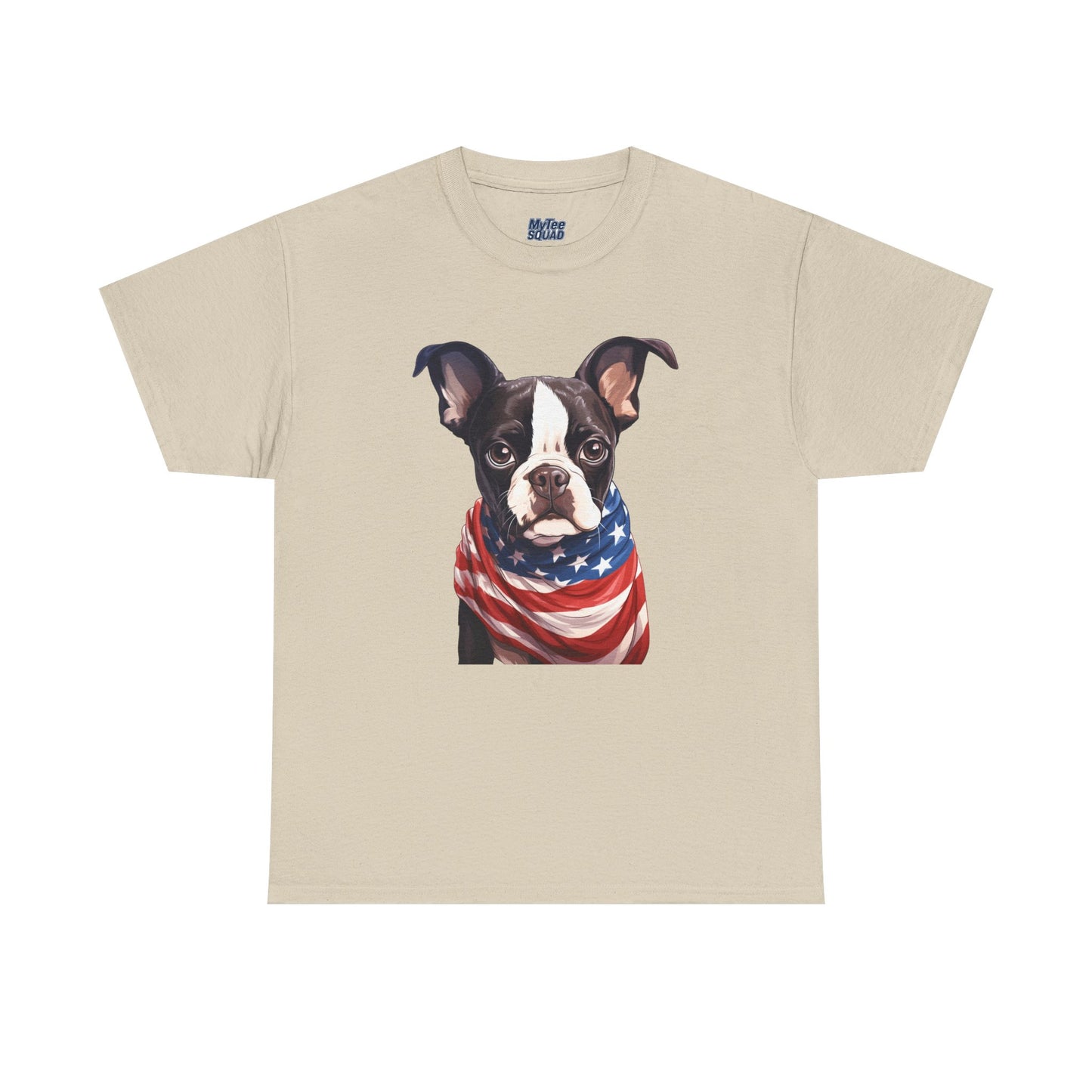 Patriotic Boston Terrier Unisex T-Shirt