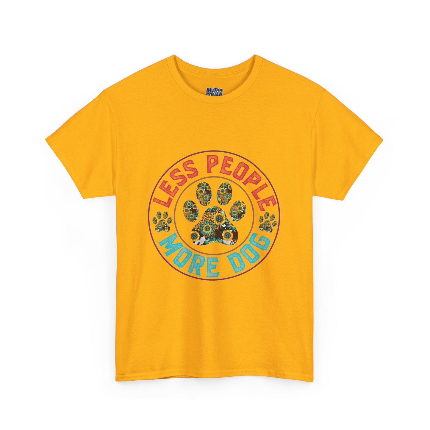 Less People More Dog Unisex Cotton T-Shirt