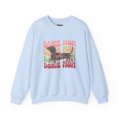 Doxie Mom Vibes Sweatshirt – For Stylish Wiener Dog Parents