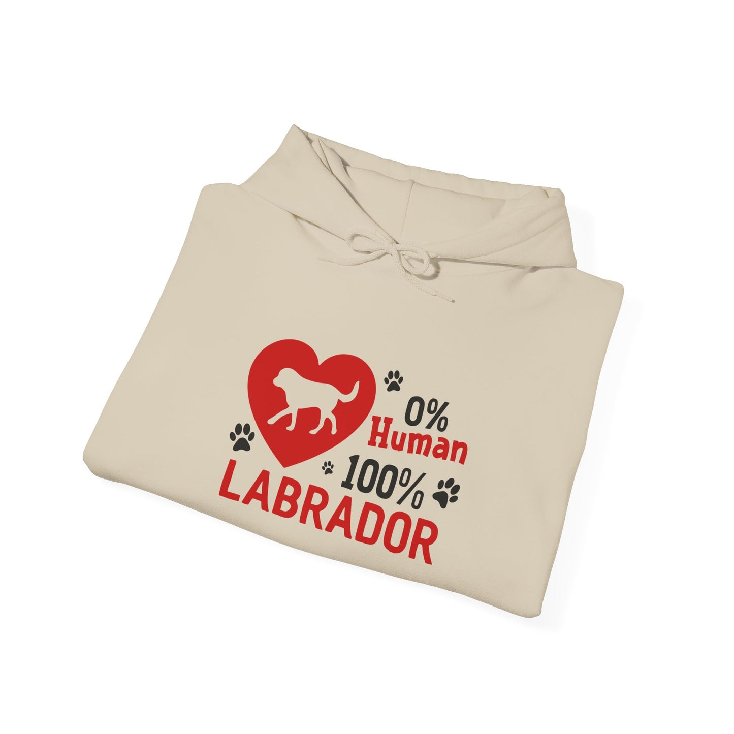 0% Human 100% Labrador Unisex Hoodie
