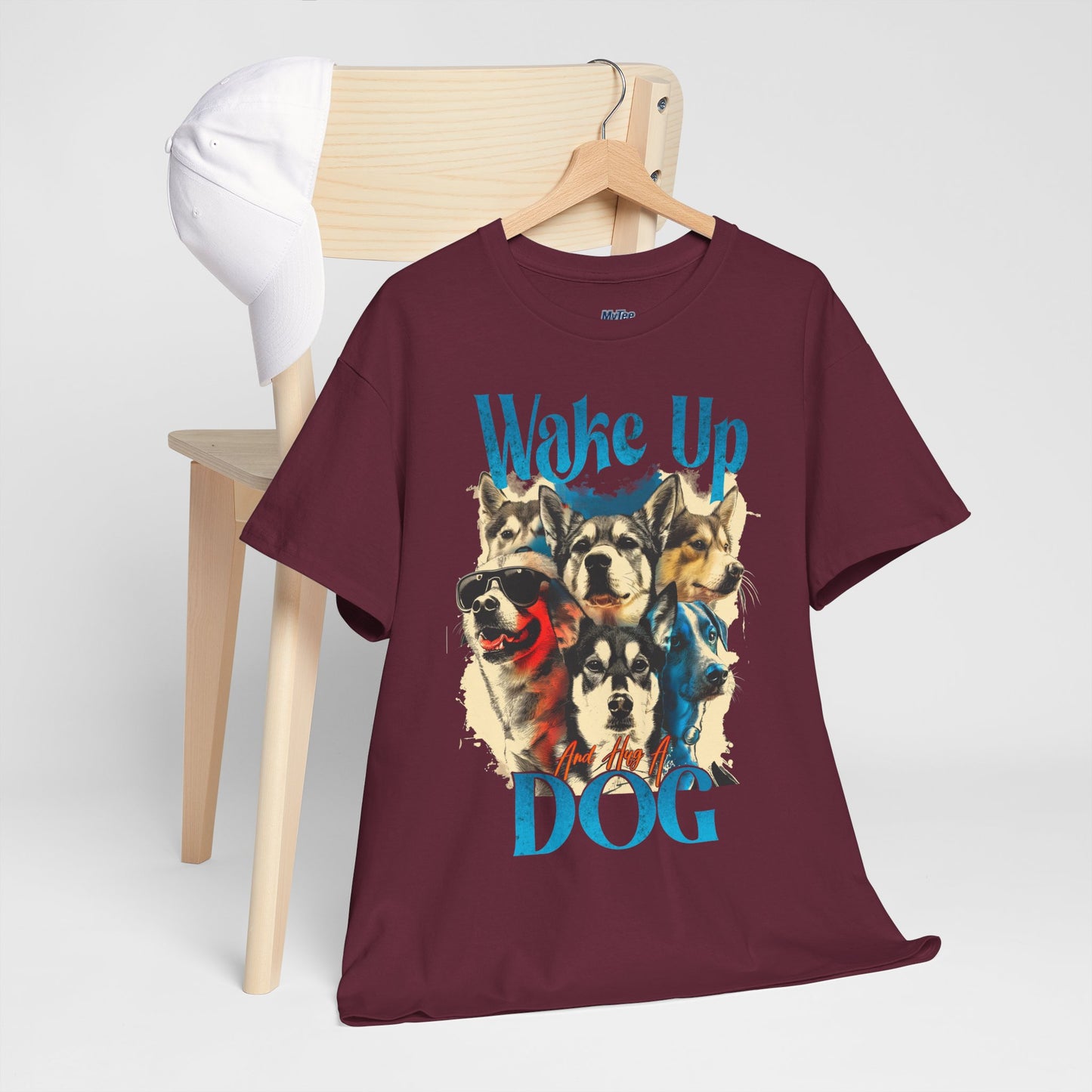 Wake Up Dog Unisex Cotton Tee
