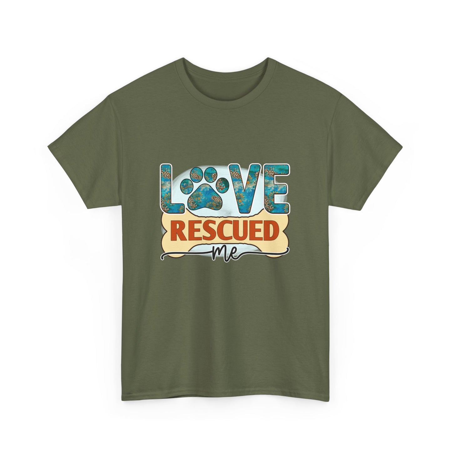 Love Rescued Me T-Shirt - Rescue Dogs Save Lives