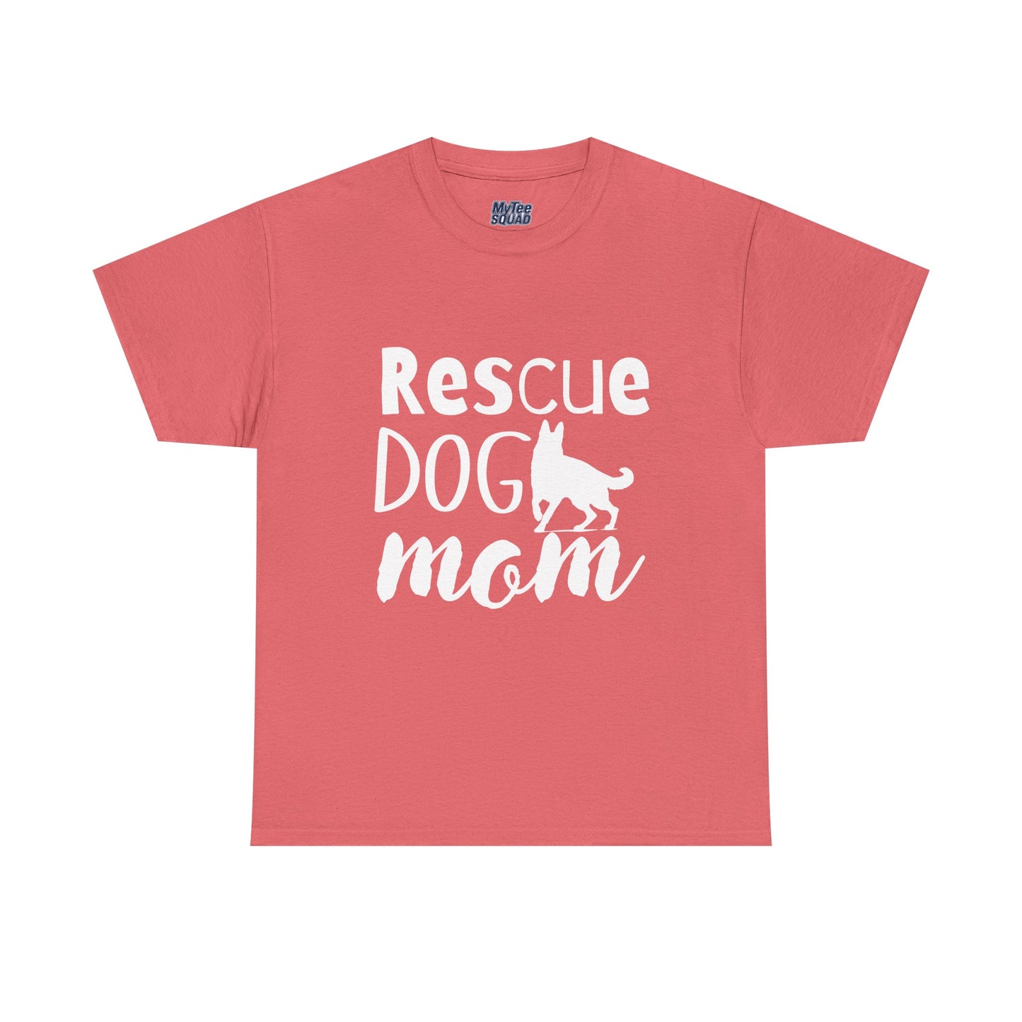 Rescue Dog Mom Cotton T-Shirt
