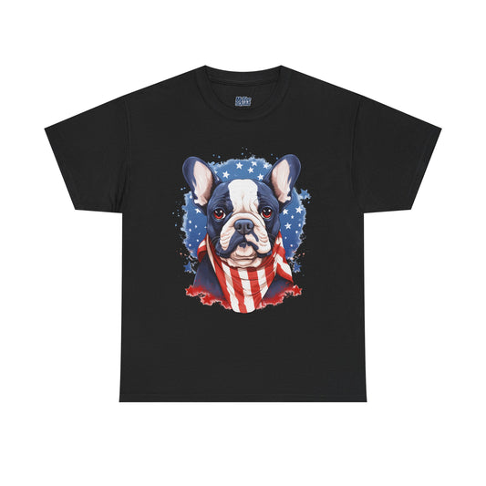 Patriotic French Bulldog Unisex T-Shirt | Dog Lover