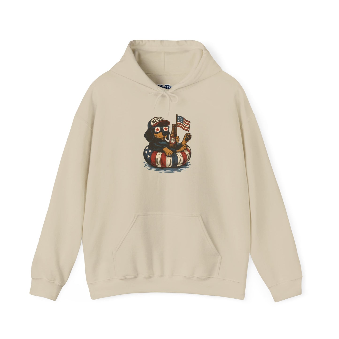 Patriotic Dachshund America Unisex Hoodie