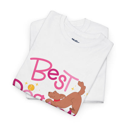 Best Dog Mom Ever Cotton T-Shirt For Proud Mothers