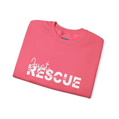 Just Rescue Sweatshirt – For Proud Pet Rescuers