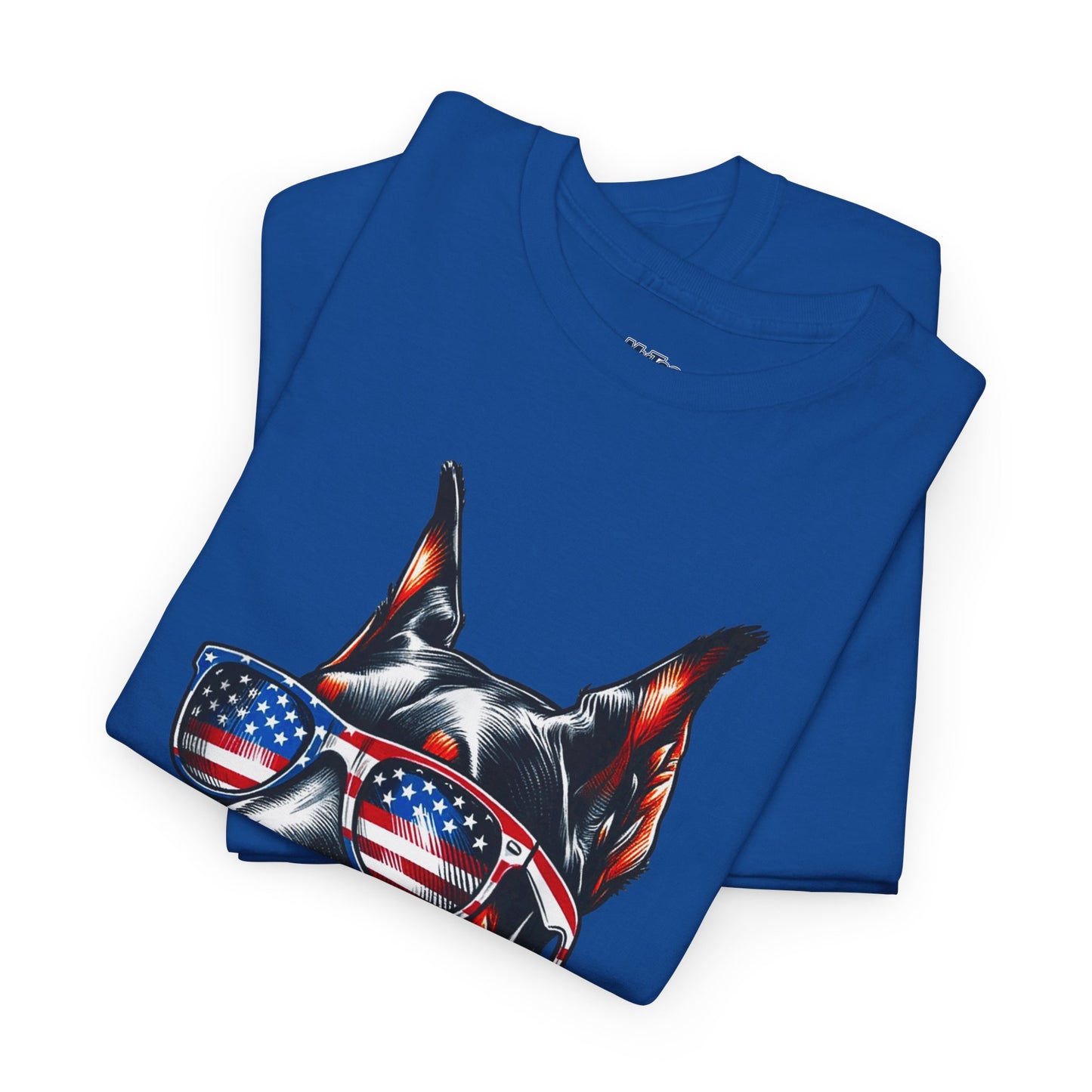 Patriotic Doberman With Sunglasses Unisex T-Shirt