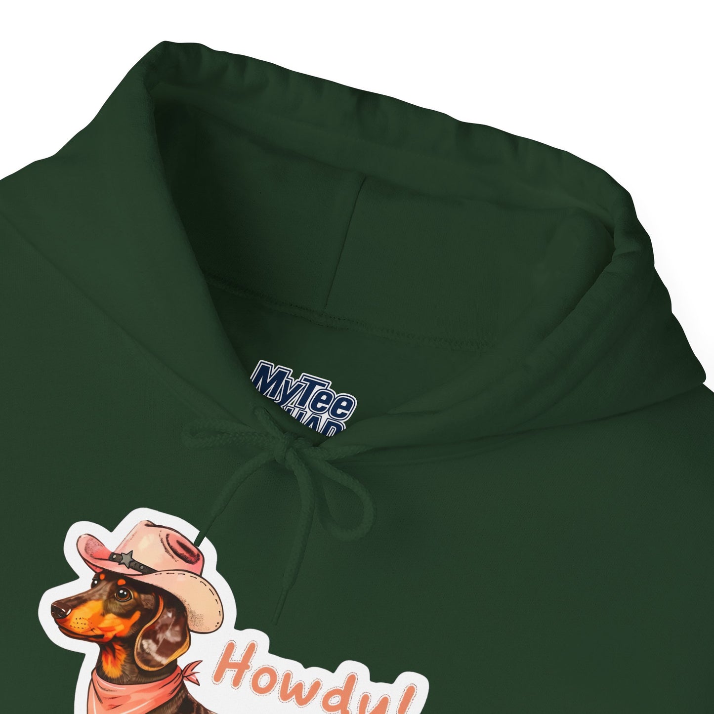 Dachshund Howdy Unisex Hoodie – For Proud Pup Parents With Western Soul