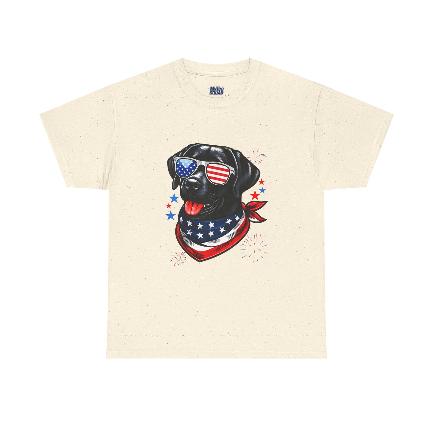 Patriotic American Labrador Retriever With Sunglasses Unisex T-Shirt