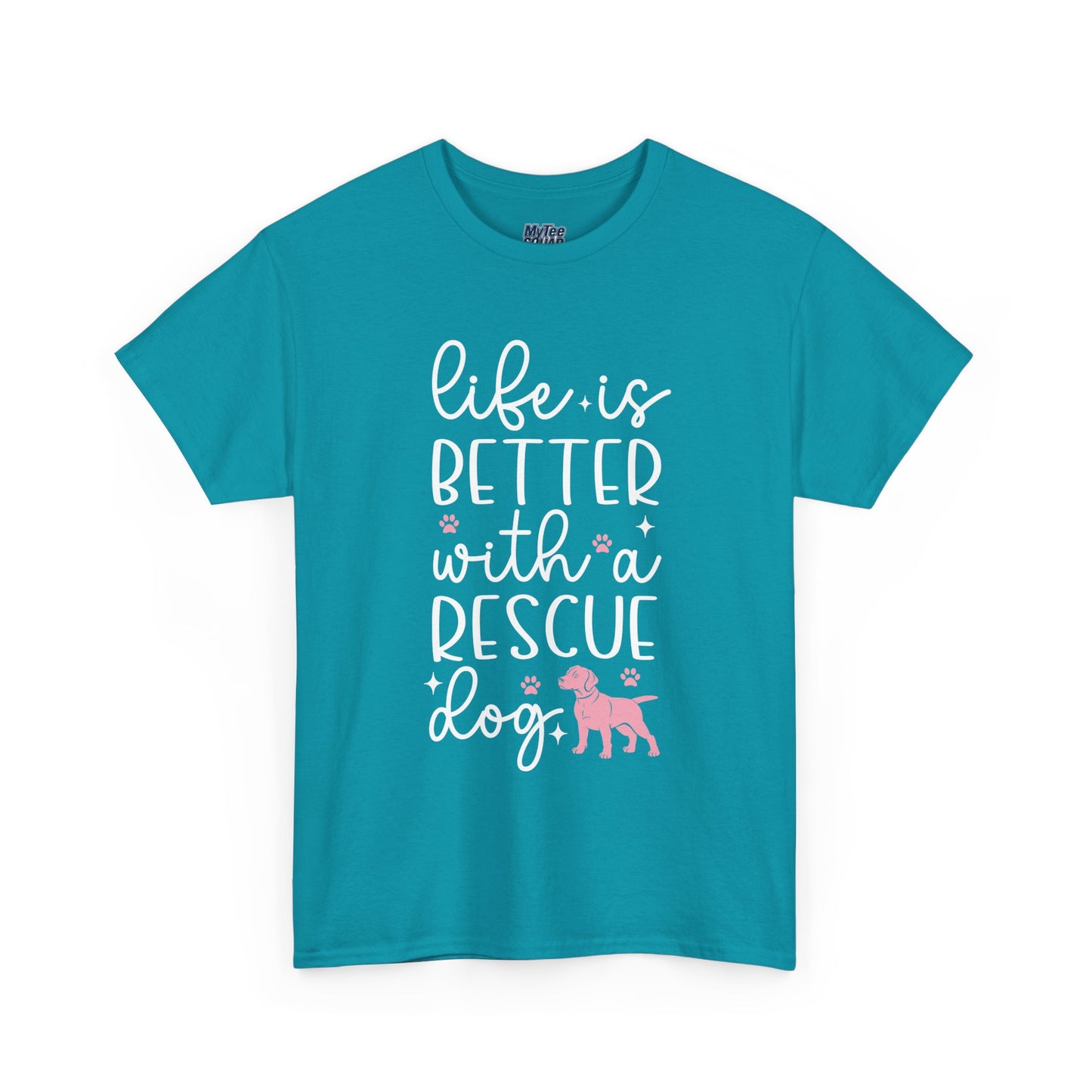 Life is Better With A Rescue Dog Casual T-Shirt