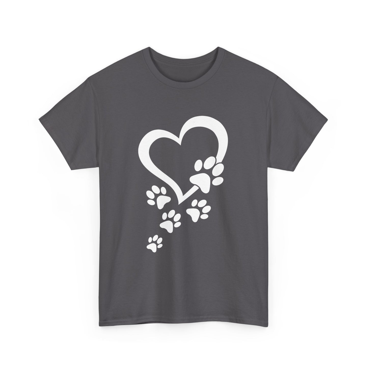 Heart With Paw Print Love T-shirt